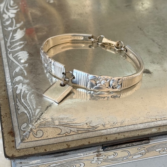 Sterling Silver Spoon Bracelet - Picture 1 of 3